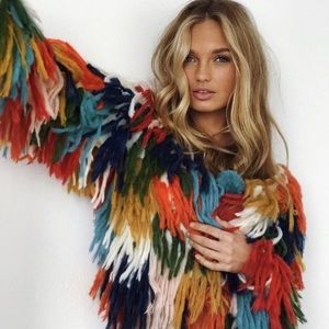 Andi Bagus Rainbow Shag Jacket